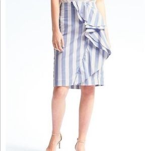 Banana republic striped skirt